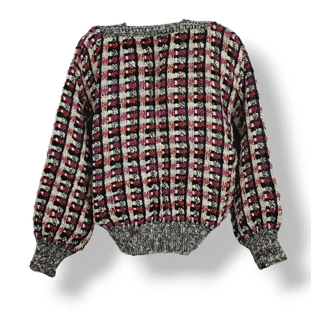 Vintage 80's Tony Lambert Collection Double Breasted Sweater Cardigan Size Small - Picture 6 of 14